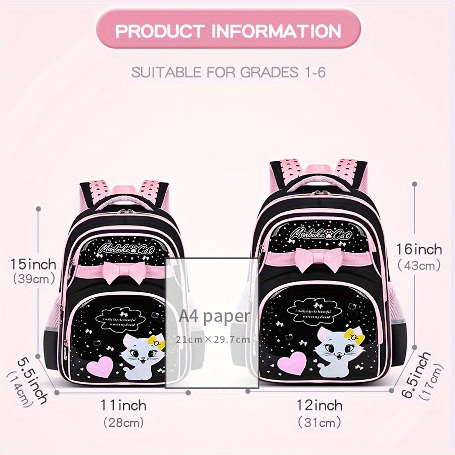 Girls Cute Waterproof Lightweight Backpack - Cyprus