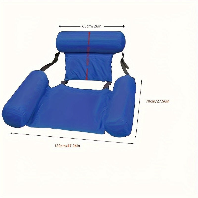 Cyprus Inflatable Water Hammock with Adjustable Armrests & Backrest