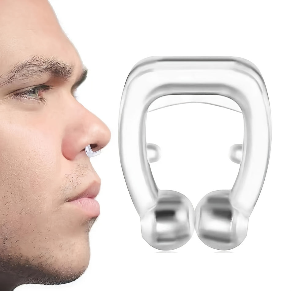 1pc Silicone Anti Snoring Device, Magnetic Anti Snoring Nose Clip