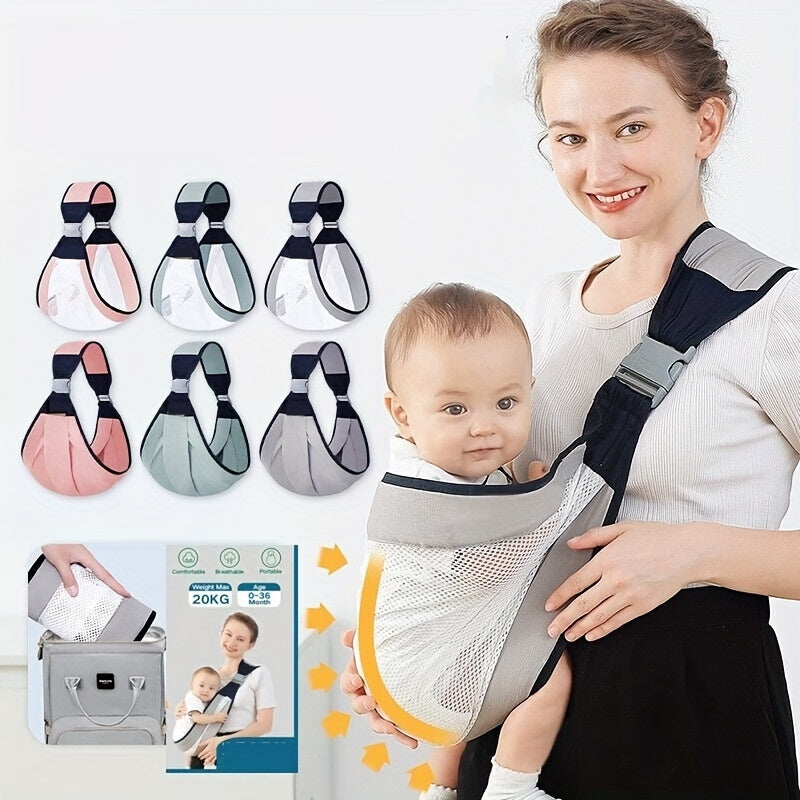 "EX189273" 

Baby Sling Carrier For Newborn To Toddler: Adjustable, Lightweight, & Breathable Cotton | Ideal For Travel & Nursing - Fits 0-3 Years | EX189273