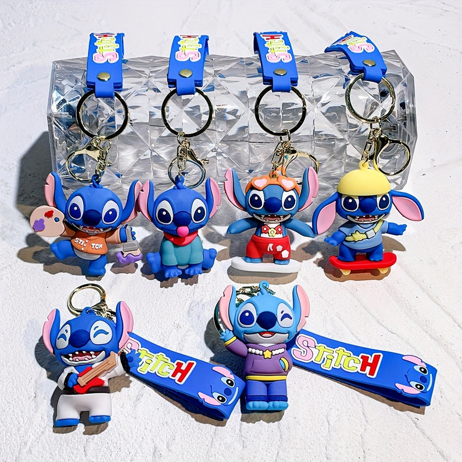 Officially Licensed Stitch Silicone Keychain - Perfect Gift for Holidays - Cyprus