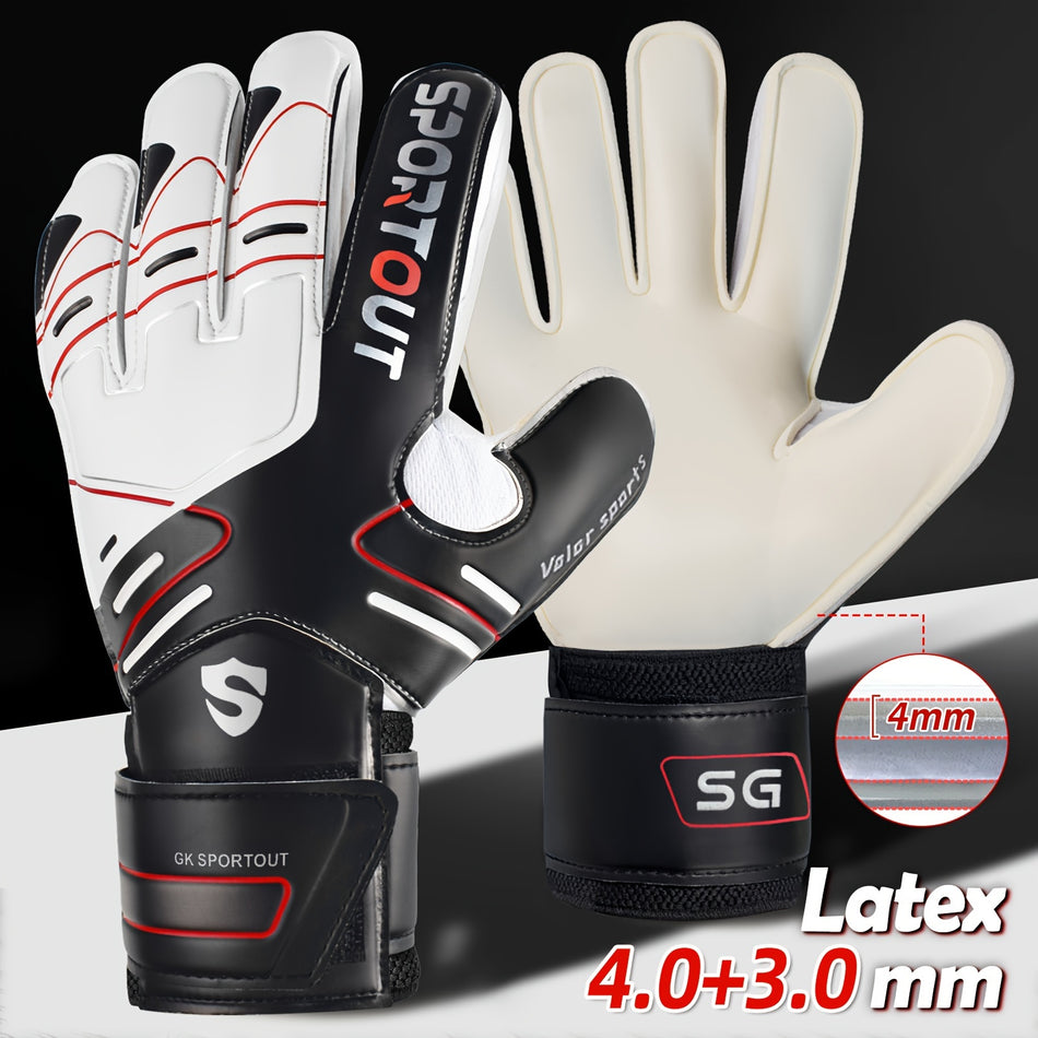 Sportout Goalie Gloves with Superior Grip and Protection for Beginners