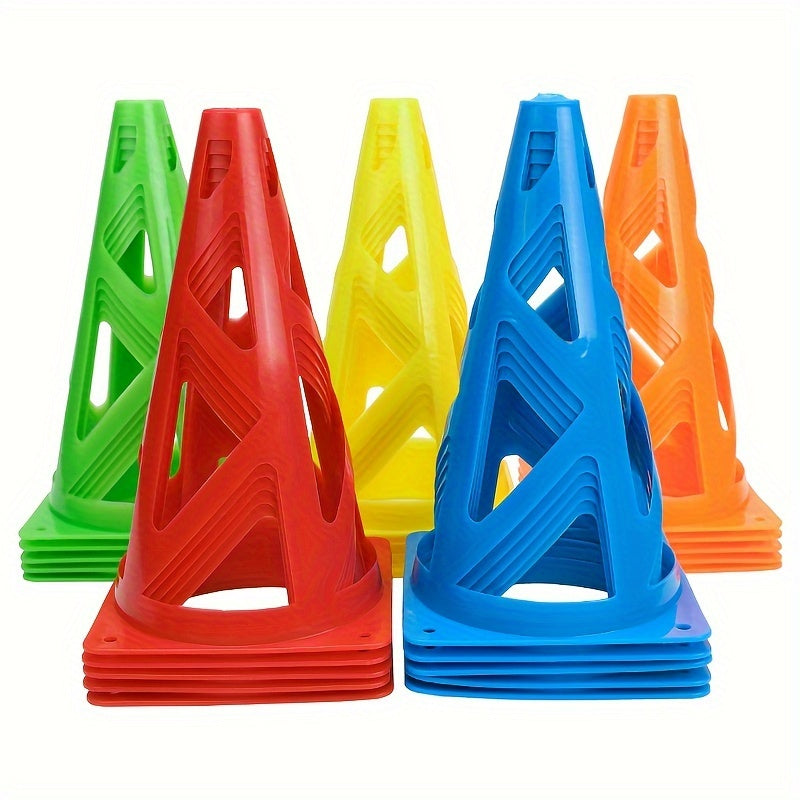 25pcs Hollow Soccer Ball Training Cones - Agility Speed Markers for Sports Training - Cyprus