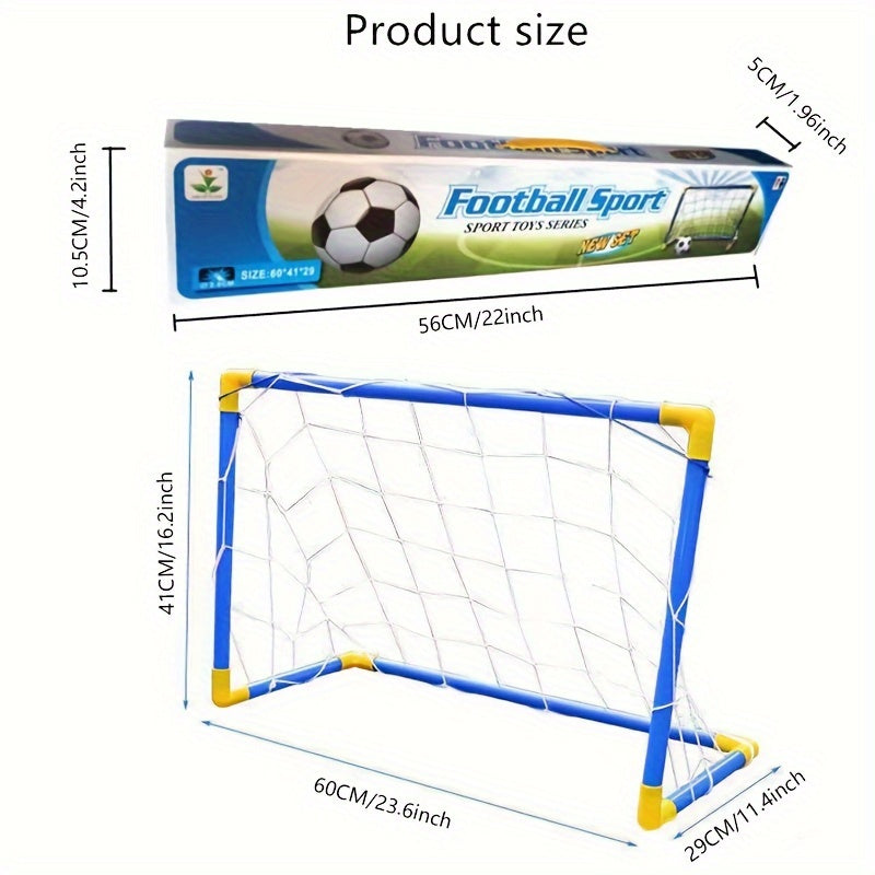 Kids' Portable Soccer Set With Detachable Goal - Interactive Parent-Child Toy - Ages 3-6 - Cyprus