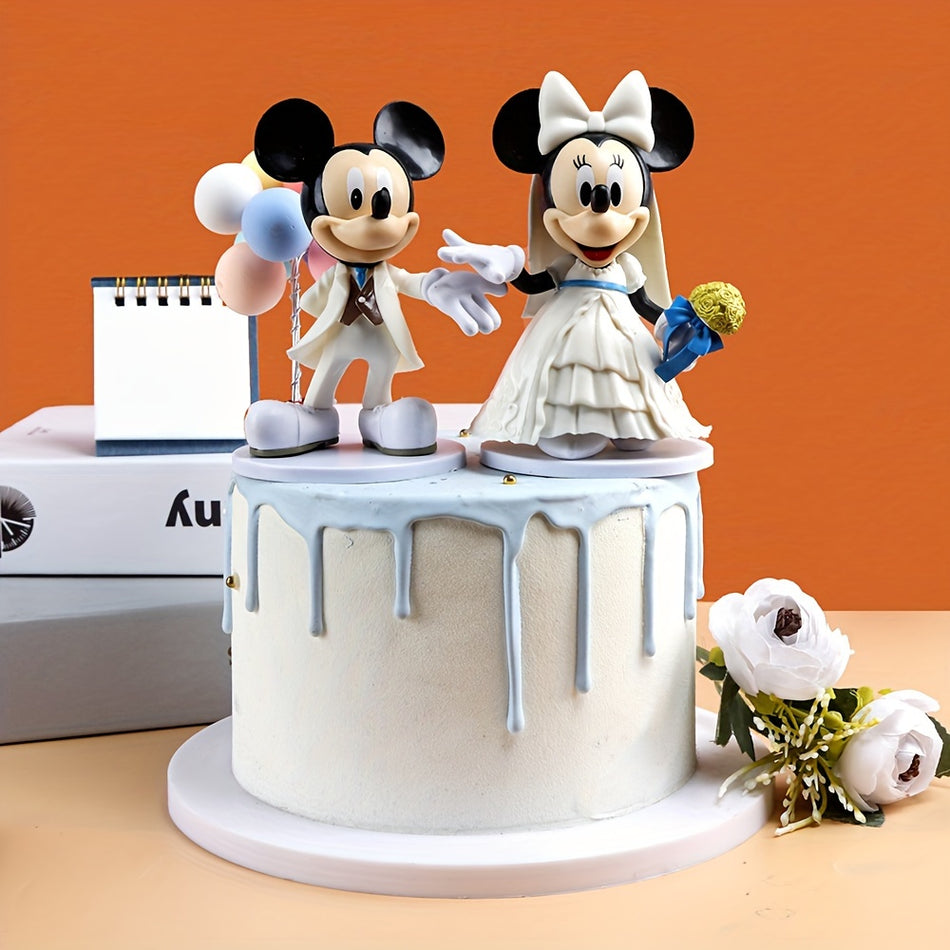 🔵 Mickey Minnie Mi Wedding Dress Figure Ornaments - Cyprus