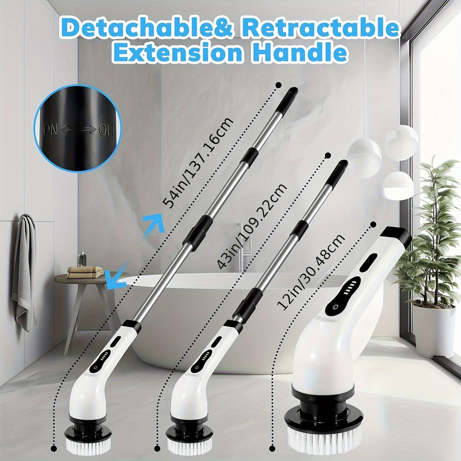 Electric Cleaning Brush - Wireless Electric Rotary Scrubber - Cyprus