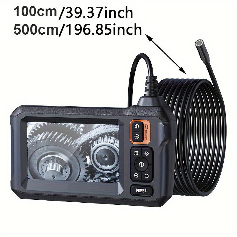 8mm Industrial Endoscope with 4.3" LCD Screen - Home Decoration Tool