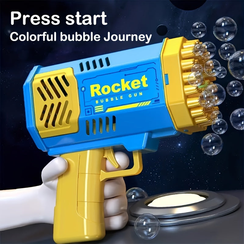 Rocket Launcher Bubble Gun with Led Lights - Fun Toy for Kids - Cyprus