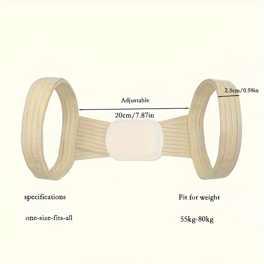 1PC Stylish Herren Halture Corrector - Polyesterfaser -Back -Unterstützung für Buckel Relief