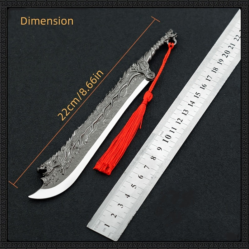 Dragon Slayer Sword - Premium Metal El Sanatları Koleksiyonu, Hobiler ve Model meraklıları için mükemmel, 14+ - Kıbrıs