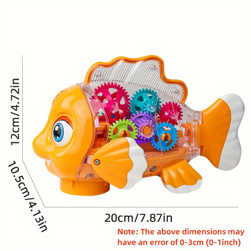 "Interactive Fish Puzzle Toy with Colourful Lighting and Music - Cyprus"