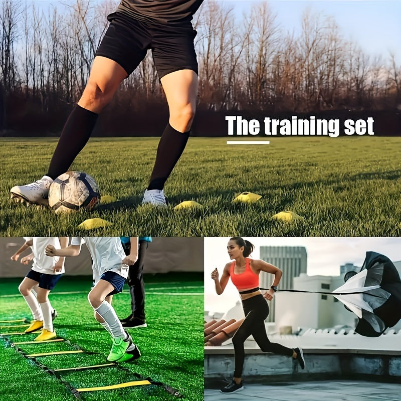 Football Training Agility Ladder Set with Speed Obstacles - Cyprus