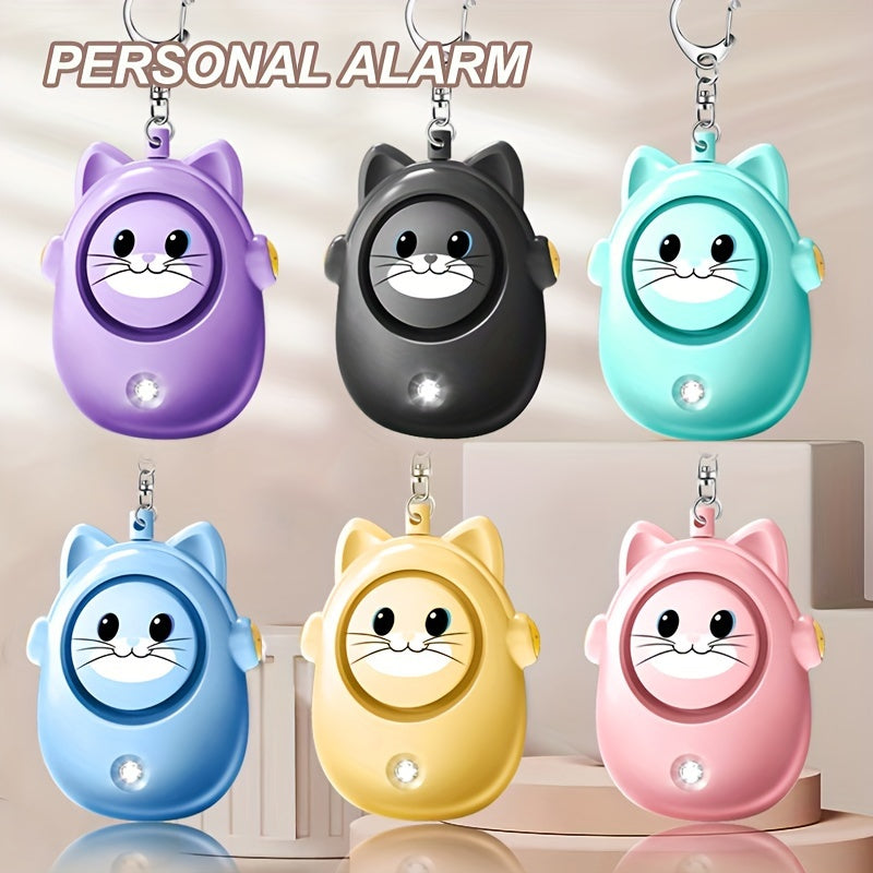 130dB Personal Alarm Keychain - Safety Siren with Strobe Light and LED Flashlight for Self Defense and Security - Cyprus