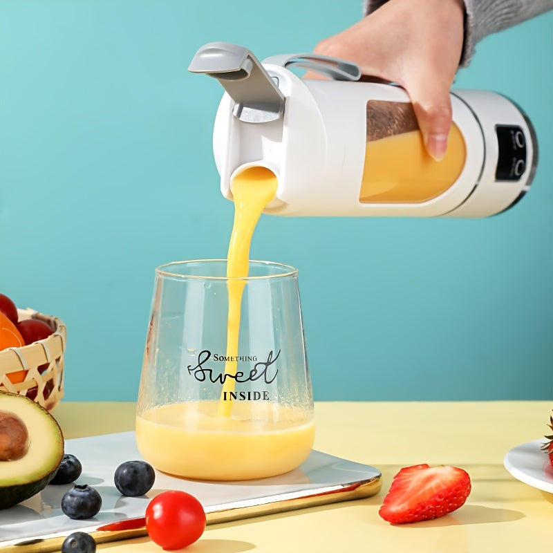 USB Rechargeable Blender with LED Display - Ideal for Smoothies & Milkshakes - Cyprus