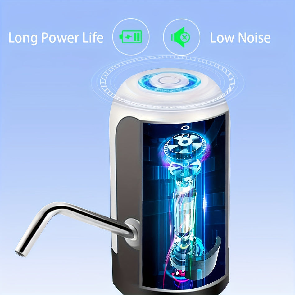 Pompe à bouteille d'eau électrique rechargeable USB - Dispensateur portable pour 11,36-18,93 bouteilles L