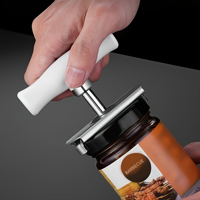 Stainless Steel Can and Bottle Opener for Effortless Use