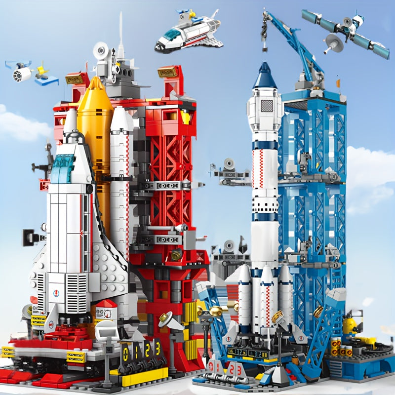 Aviation Model Building Blocks - Aerospace Rocket Ship Assembly Toys for Ages 14+ - Cyprus