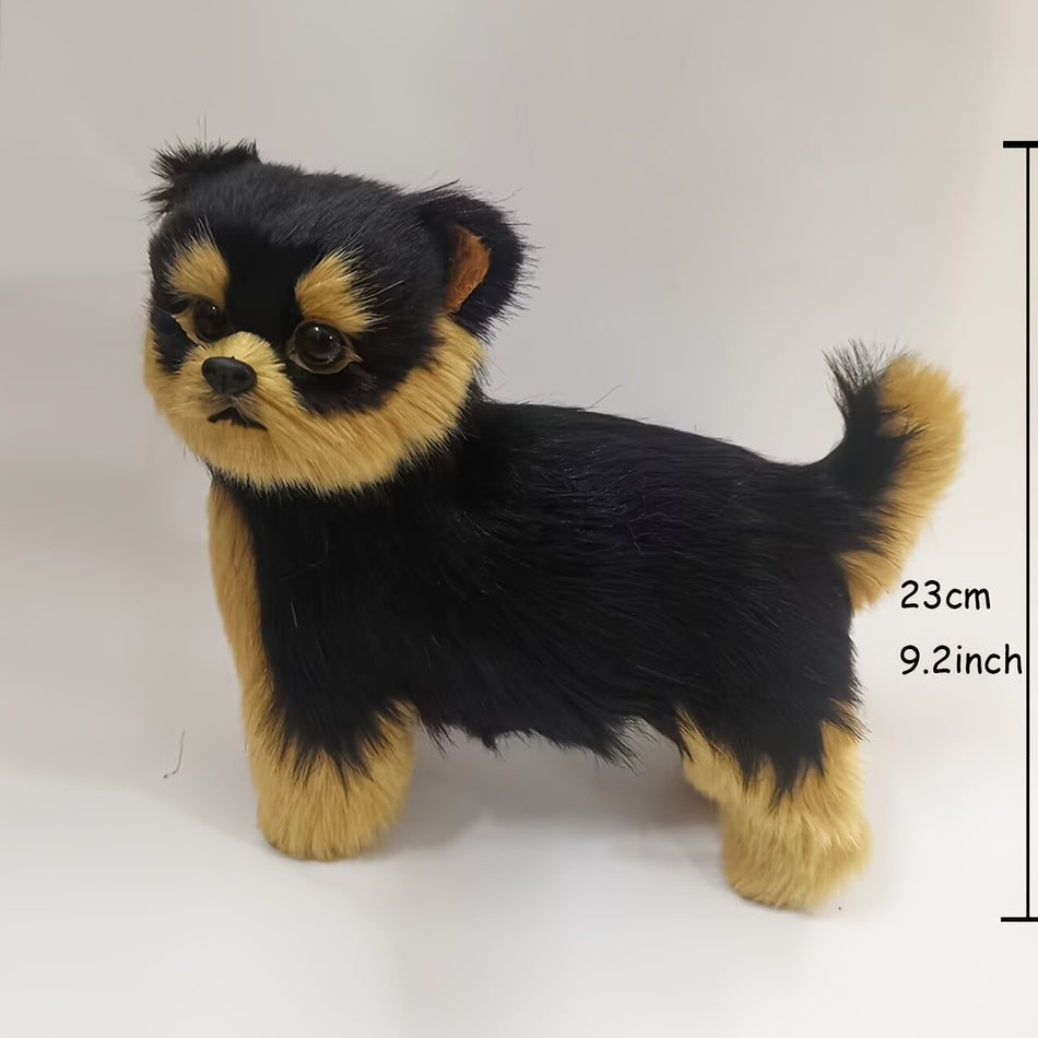 9.2inch Kawaii doldurulmuş Yorkie Köpek Peluş Oyuncak - Kıbrıs