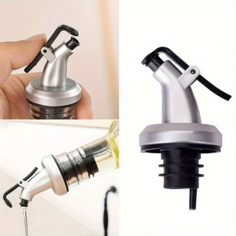 Plastic Wine Stopper with Pouring Spout - Oil Bottle Pourer - Leakproof Dispenser Cap - Cyprus