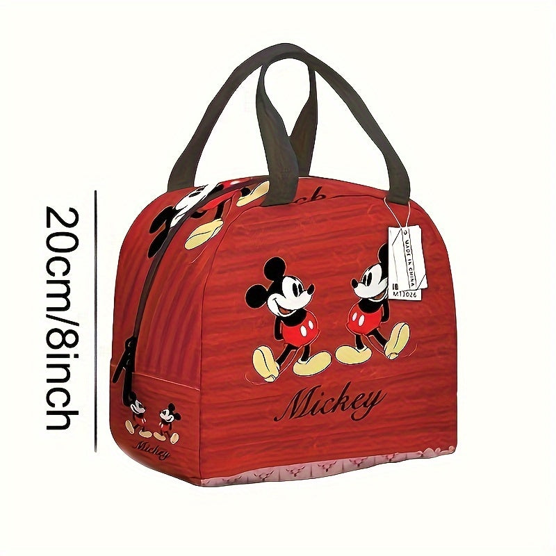 Mickey & Minnie Mouse Large Insulated Lunch Bag - Waterproof & Thermal Safeguard - Cyprus