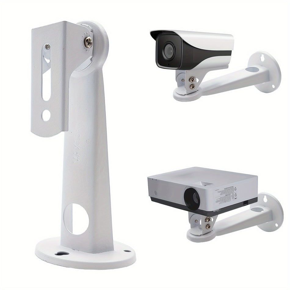 Versatile White Wall Mount Bracket - 360° Rotation, Holds Up To 4.99 KG, 6-Inch Length - Cyprus