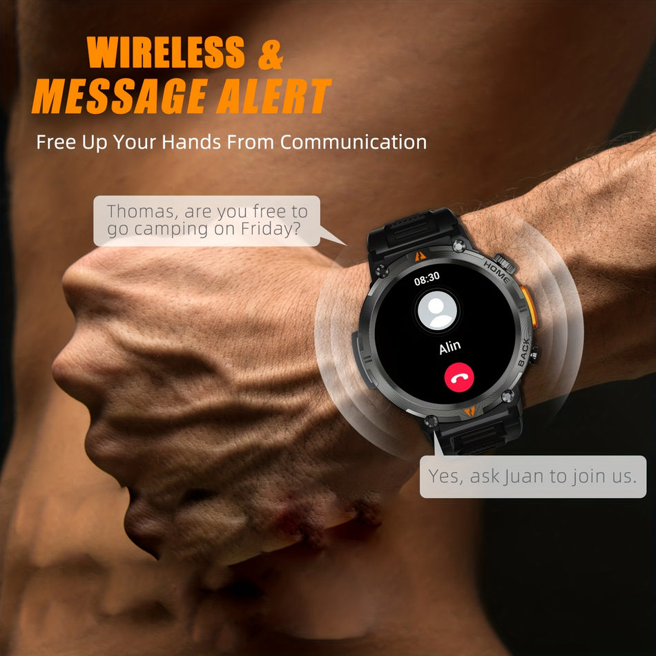 EIGIIS Smart Watch: Health Tracker with Flashlight 🌟