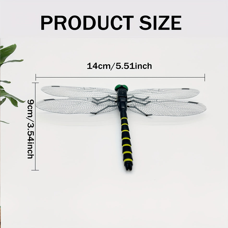 Dragonfly Model Kit Toy - PVC, Sicherheitsstiftdesign, flexible Flügel, Federungsmerkmal, Alter 14+ - Zypern