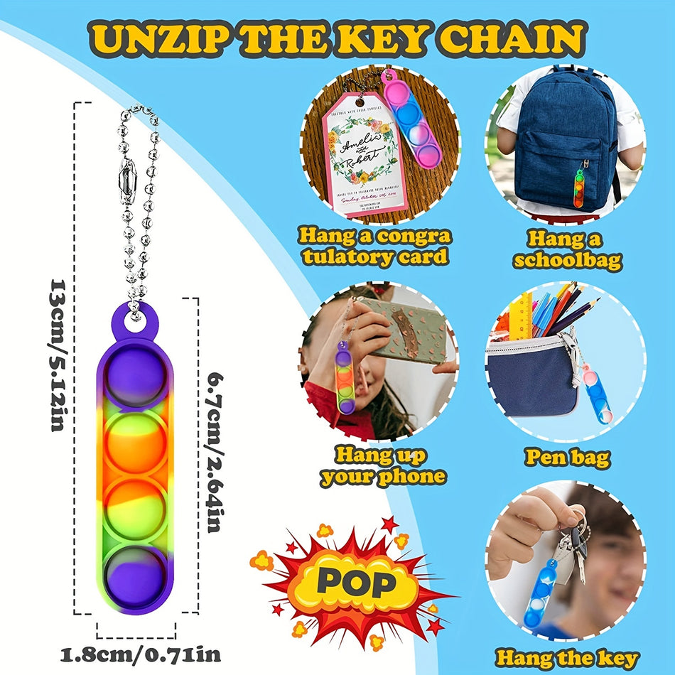 30pcs mini pop fidget toys keychain bulk party ευνοεί - Κύπρο