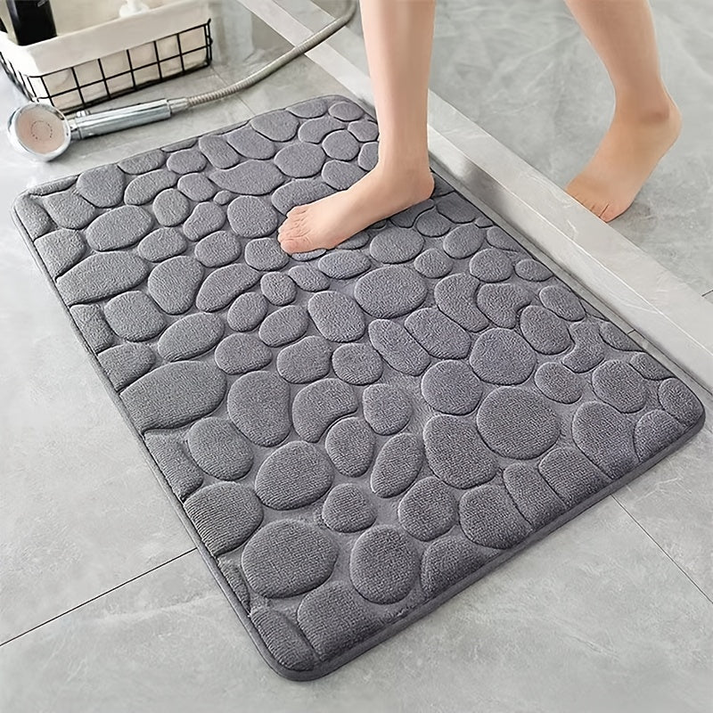 Luxurious Rapid Water Absorbent Memory Foam Bath Rug - Enhance Safety and Comfort - Cyprus