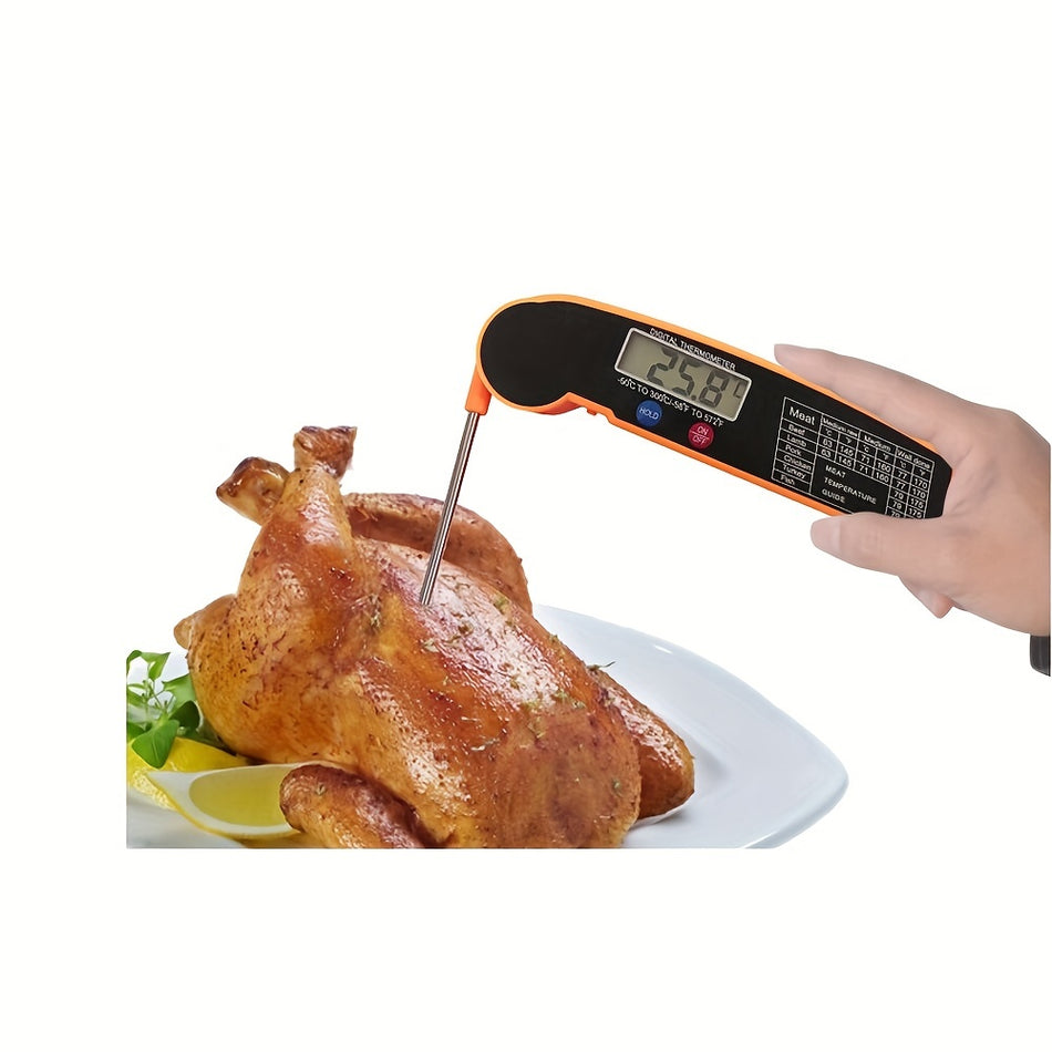 Webbq digitales multifunktionales Fleischthermometer für Küche und BBQ - Orange gegen Schwarz - Zypern