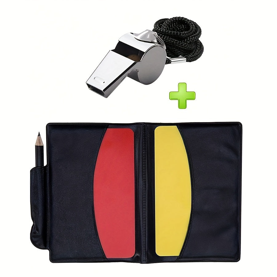 Universal Soccer Referee and Coach Kit with Whistle & Cards - Cyprus