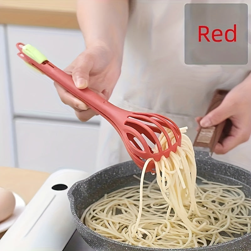 Plastik spagetti sunucusu ve içi boş yumurta çırpma - pişirme ve pişirme için mutfak gadget aracı - Kıbrıs