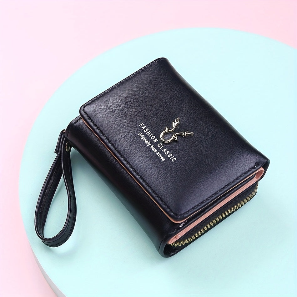 Women's Modern Trifold Wallet & Clutch Coin Purse