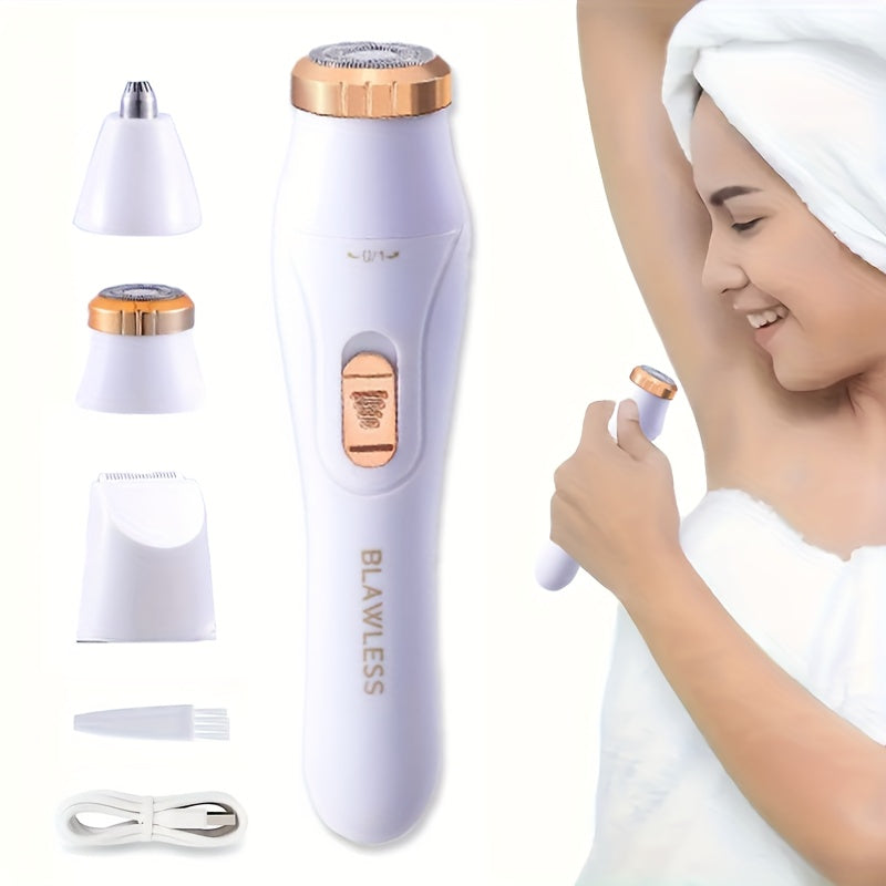 3-in-1 USB Rechargeable Women's Hair Removal Kit - Cyprus