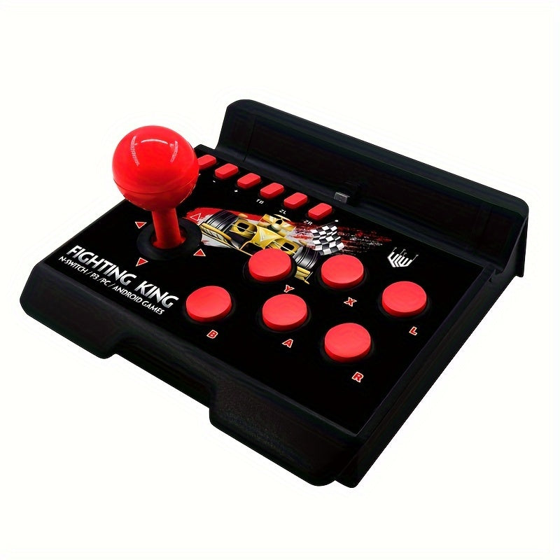 GAMINJA 4-IN-1 Arcade Fight Stick Controller with Turbo for NS-Switch, PS3, PC, Android TV