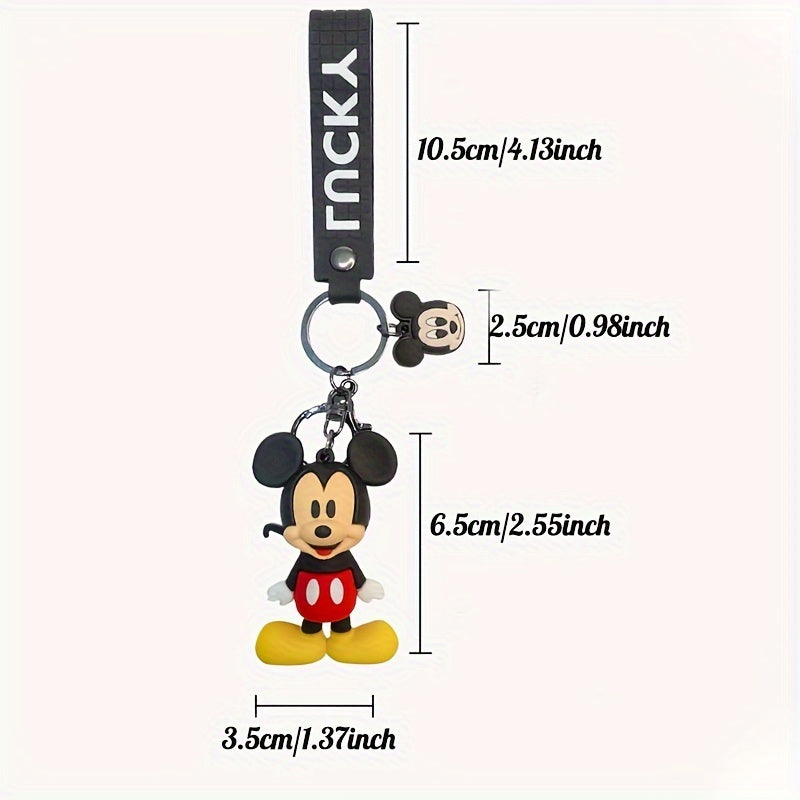 🔵 Mickey Minnie ve Donald Duck Keychain - Kıbrıs