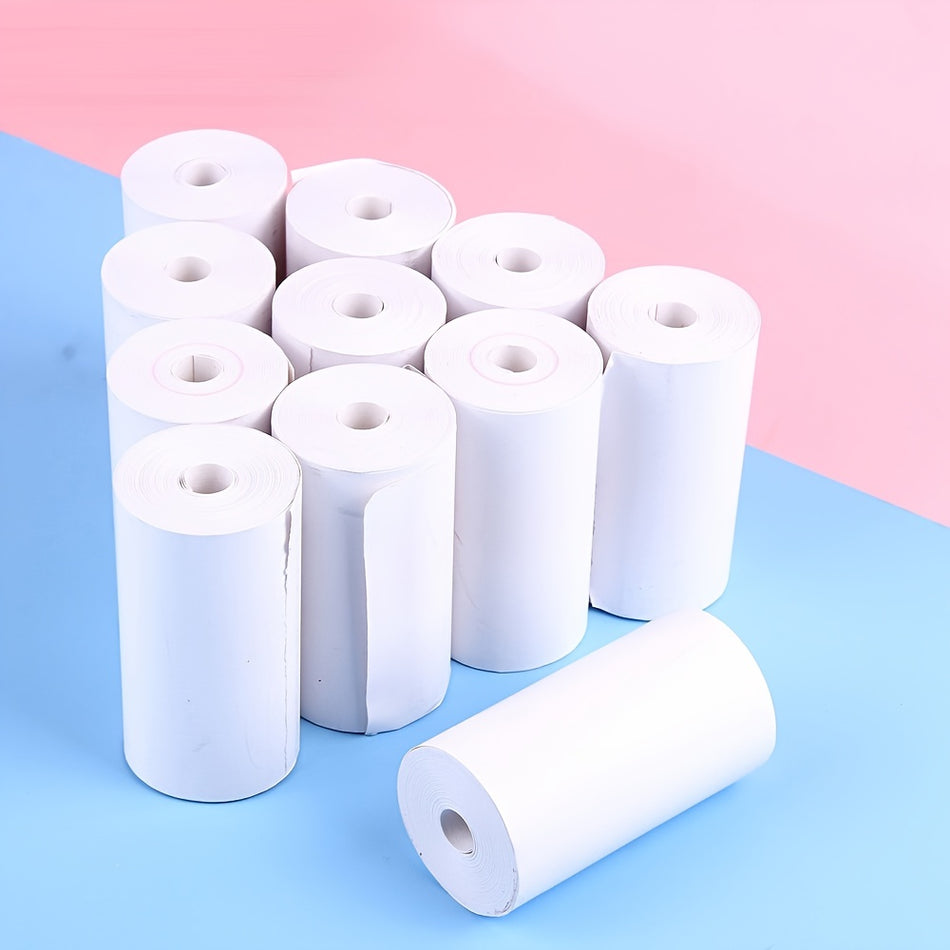 5 Rolls White Wood Pulp Thermal Paper for Instant Print Cameras - Cyprus