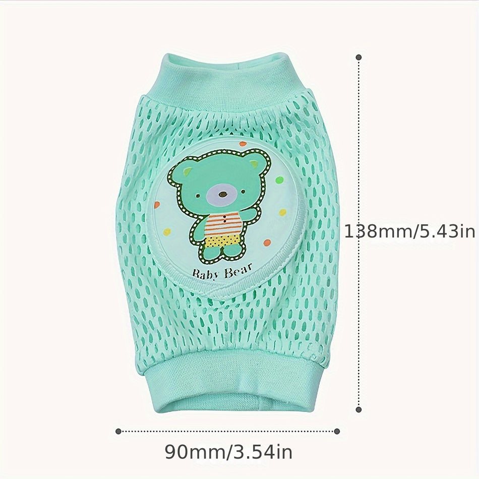 Cute Knee Pads for Babies, Summer Breathable Knee Protectors 🌞