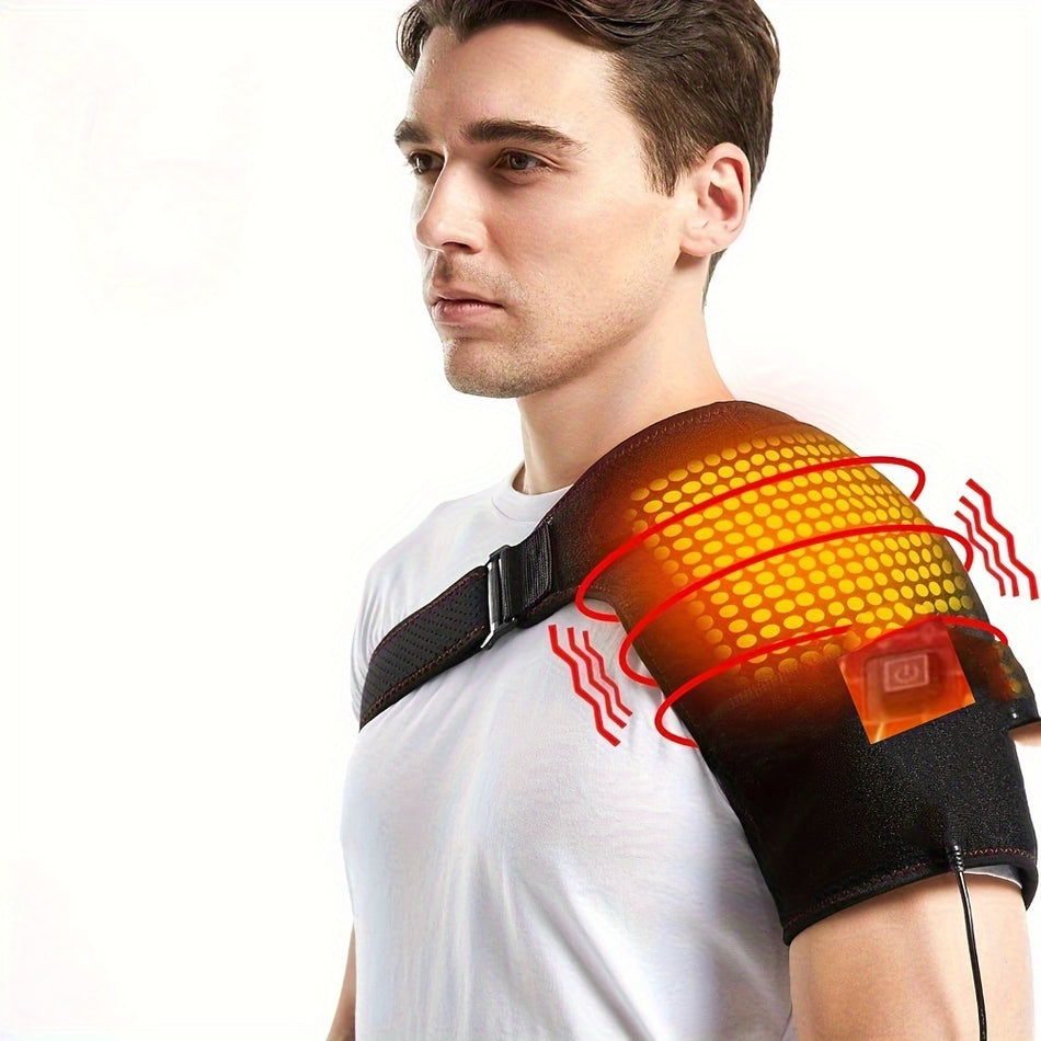 USB-Powered Heated Shoulder Wrap with 3-Level Temperature Control - Cyprus