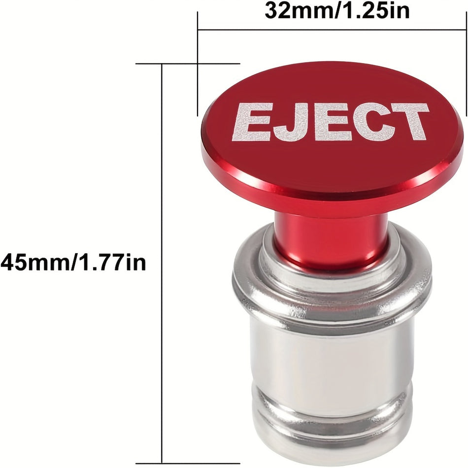 Citadel Siyah Ateş Füzeleri Düğmesi Araç Çakma - Anodize Alüminyum, 12V Yedek Aksesuar - Kıbrıs