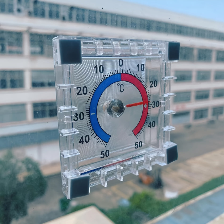 Gewächshausgarten -Heimfenster Wandthermometer - Messen Sie die Temperatur im Innen- und Außenbereich genau - Zypern - genau