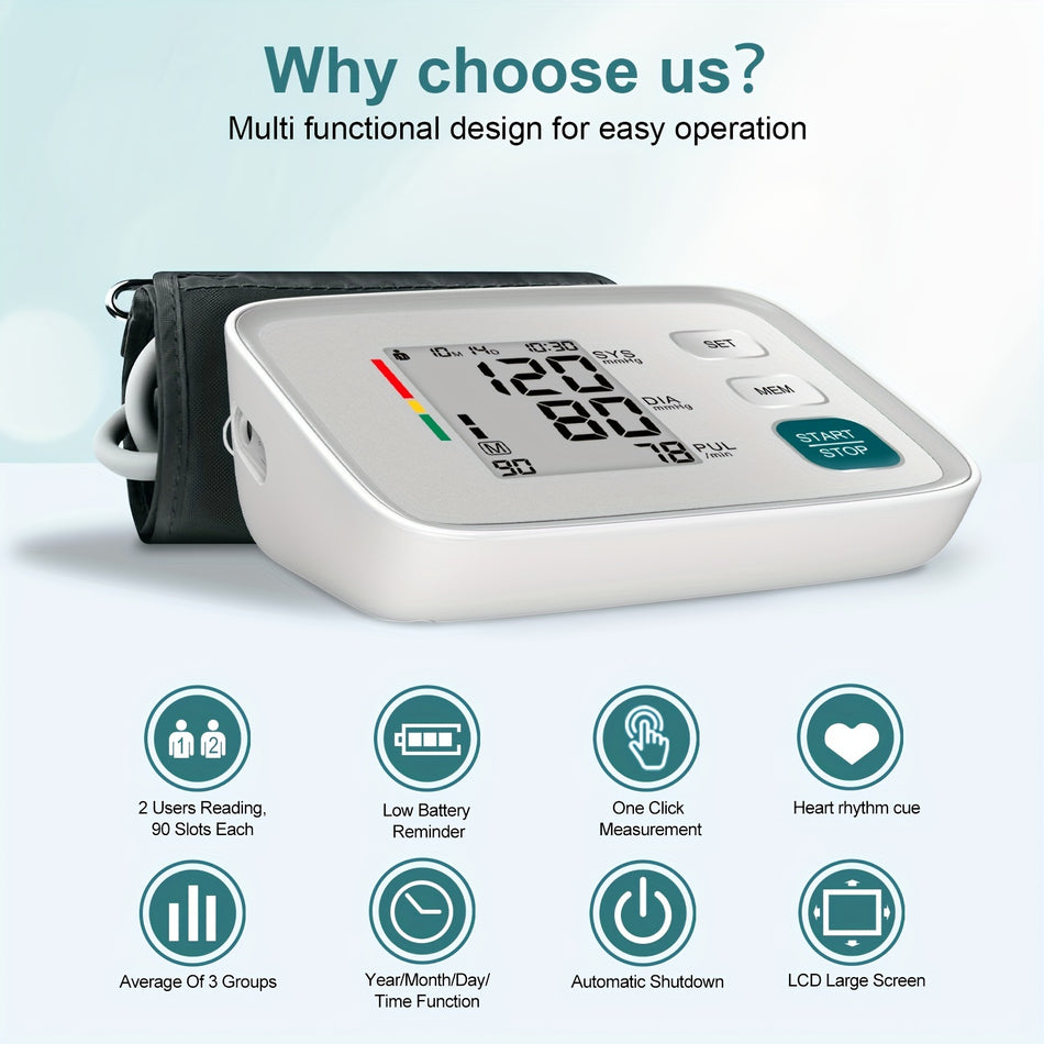 ALPHAMED Precision Automatic Blood Pressure Monitor - Cyprus