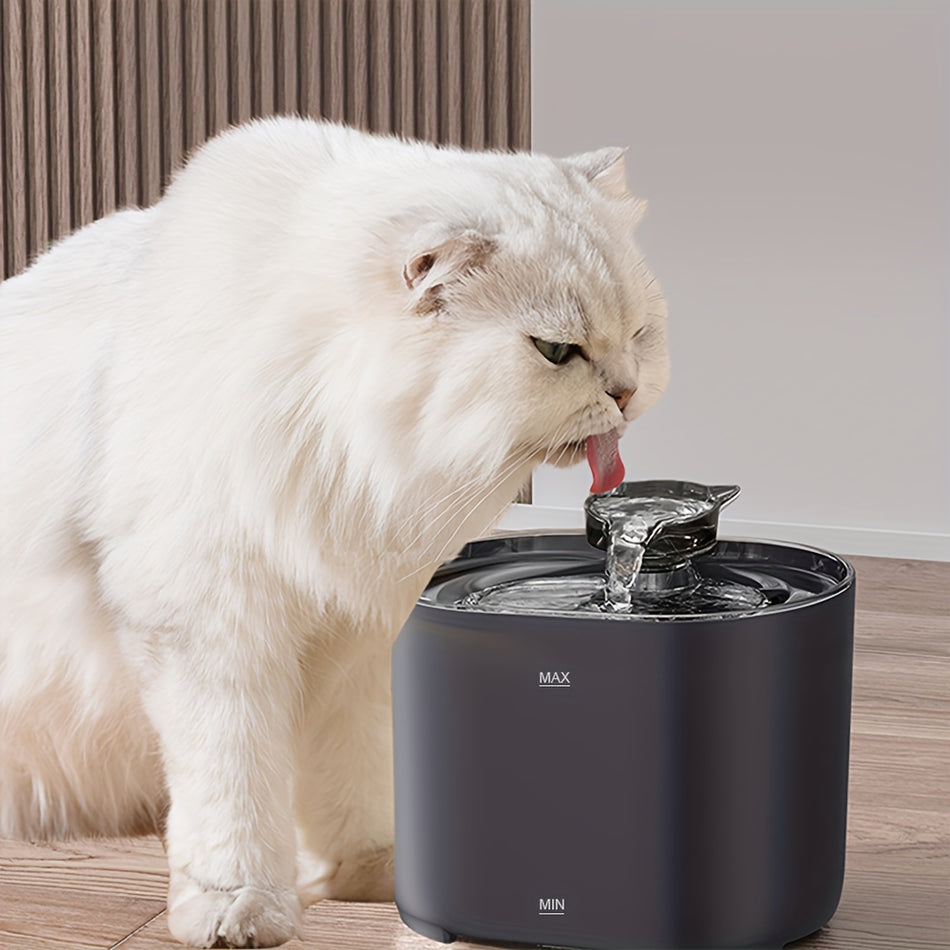 2.2L USB-Powered Smart Pet Water Fountain for Cats