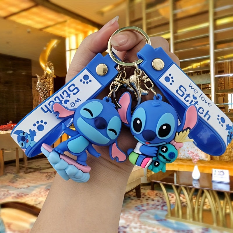 Netter Stich -Cartoon -Puppen -Schlüsselbund - Perfektes Geschenk für Jungen und Mädchen - Zypern