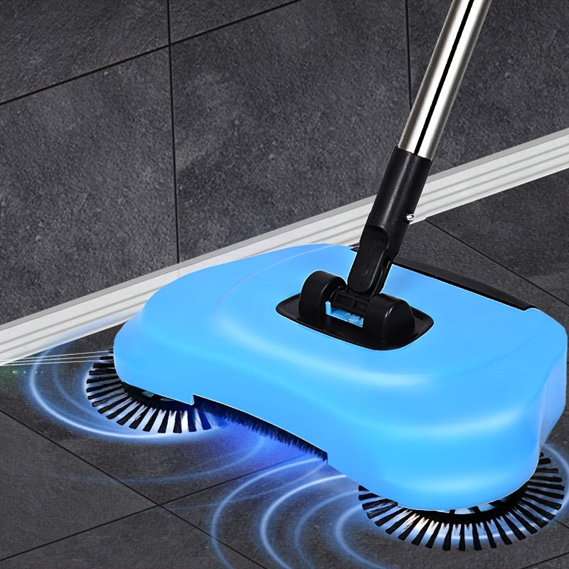 3-in-1 Multifunctional Hand Push Sweeper & Vacuum Cleaner for Pet Hair and Dust