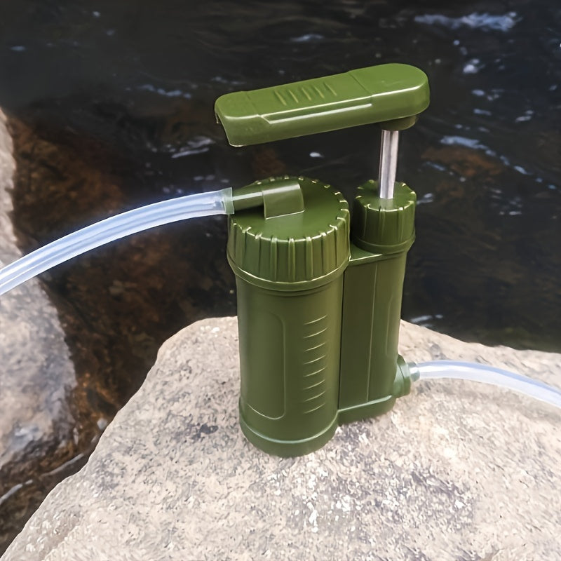 Paille de filtre à eau portable - bouteille de purification extérieure essentielle