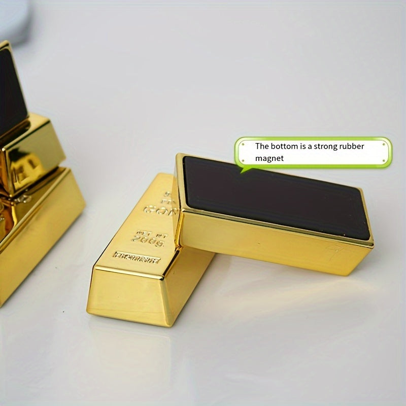 Golden Brick Shape Fridge Magnet - Δώρο διακόσμησης ψυγείου στο σπίτι - Κύπρος