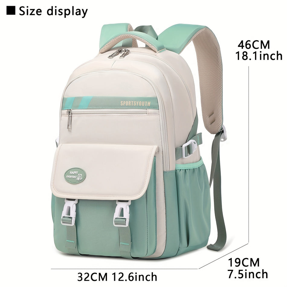 Cute Middle School Girls Backpack - Lightweight and Water-resistant - Cyprus