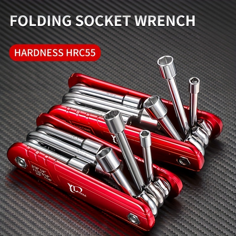 Portable Mini Folding Hexagon Socket Wrench Set - Cyprus