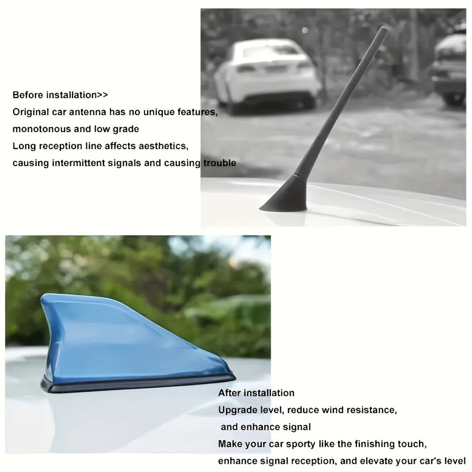 Universal Shark Fin Car Antenna - Κομψή κεραία σήματος οροφής